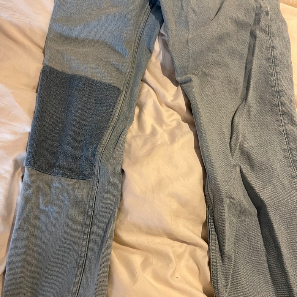 Reformation Patch Jeans